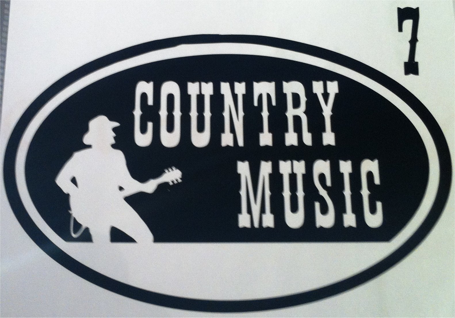 Country Music 20cm x 13cm